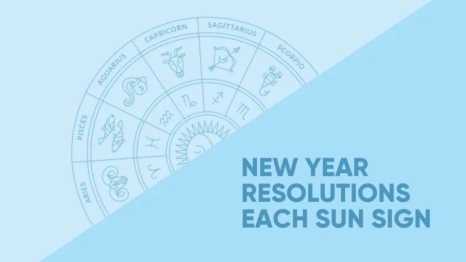 New Year Resolutions each Sun Sign
